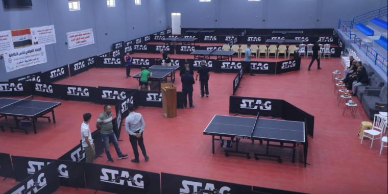 المحافظ يفتتح قاعة اتحاد الطاولة الدولية فرع النجف الأشرف